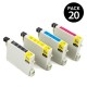  PACK 10 CARTUCHOS GENÉRICOS ZP-EPSON T611 + T612 + T613 +T614