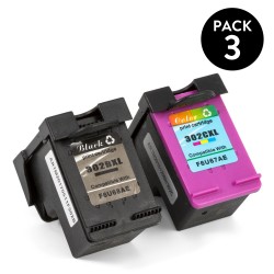  PACK 2 CARTUCHOS GENÉRICOS ZP-HP 302XL