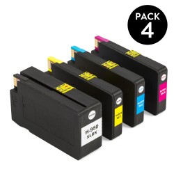  PACK 4 CARTUCHOS GENÉRICOS ZP-HP 950XL.