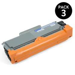 PACK DE 3 TÓNERES GENÉRICOS ZP-BROTHER TN2320