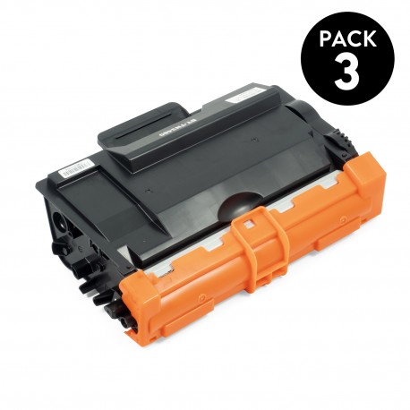 PACK DE 3 TÓNERES GENÉRICOS ZP-Brother TN3480.