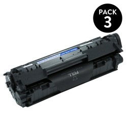 PACK DE 3 TÓNERES GENÉRICOS ZP-HP Q2612A