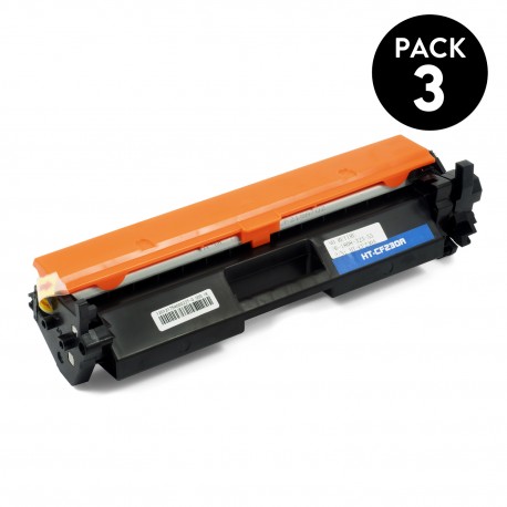 PACK DE 3 TÓNERES GENÉRICOS ZP-HP CF230A