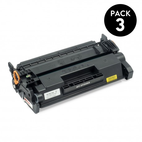 PACK DE 3 TÓNERES GENÉRICOS ZP-HP CF226A