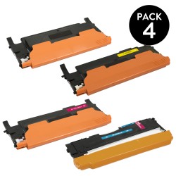 PACK DE 4 TÓNERES GENÉRICOS ZP-SAMSUNG CLTK4072S C4072S M4072S Y4072S