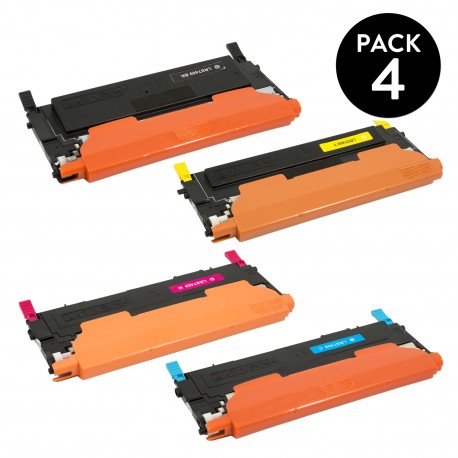 PACK DE 4 TÓNERES GENÉRICOS ZP-SAMSUNG CLT K4092S C4092S M4092S Y4092S