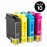  PACK 10 CARTUCHOS GENÉRICOS ZP-EPSON T1811 + T1812 +T1813 + T1814